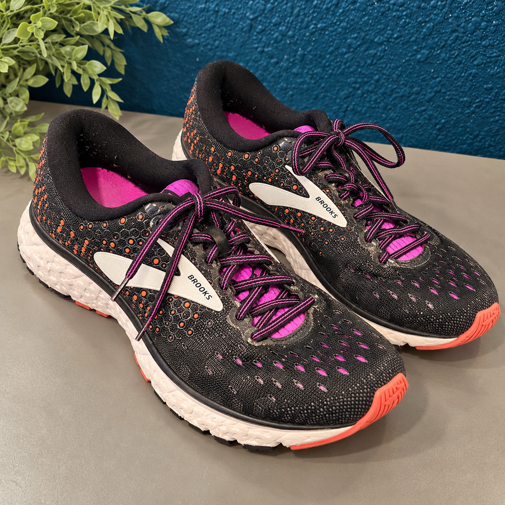 Brooks Glycerin 17 Women’s 9.5 B Black Pink Running Shoes